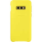 Samsung Galaxy S10e Leather Cover - Amarillo