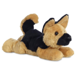 Aurora Knuffelhond Flopsie 30,5 Cm/zwart - Bruin