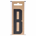 Letter Sticker B 10 Cm - Zwart
