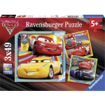 Ravensburger Puzzel Disney Cars 3 Legendes Van De Baan - 3 X 49 Stukjes