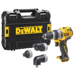 DeWalt DCD703NT Accuboormachine | met 4 verwisselbare koppen | 12 V | Excl. accu en lader