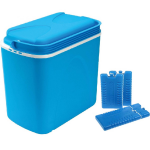 Koelbox 24 Liter 40 X 25 X 37 Cm Incl. 4 Koelelementen - Koelboxen - Blauw