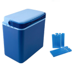 Cosy&Trendy Koelbox Donker 24 Liter 39 X 25 X 40 Cm Incl. 4 Koelelementen - Koelboxen - Blauw