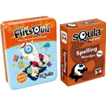 Spellenbundel - Squla - 2 Stuks - Flitsquiz Groep 4 5 - Spelling (Groep 3&4)