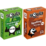 Spellenbundel - Squla - 2 Stuks - Groep 3-4 & 7-8 - Aardrijkskunde & Spelling