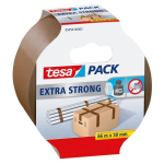 3x Tesae Verpakkingstape Extra Sterk 66 Mtr X 50 Mm - Tape (Klussen) - Bruin