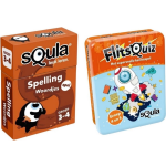 Spellenbundel - Squla - 2 Stuks - Flitsquiz Groep 4&5 En Spelling (Groep 3&4)