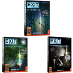 999Games Spellenbundel - 3 Stuks - Exit - De Verlaten Hut & Het Vergeten Eiland & Het Verschrikkelijke Spookhuis