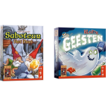 999Games Spellenbundel - Kaartspel - 2 Stuks - Saboteur: Het Duel & Vlotte Geesten