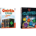 999Games Spellenbundel - Kaartspel - Dobbelspel - 2 Stuks - Qwirkle & Clever