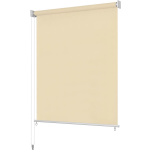 Vidaxl Rolgordijn Voor Buiten 80x140 Cm Hdpe Crèmekleurig