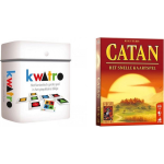 999Games Spellenbundel - Kaartspel - 2 Stuks - Kwatro & Catan: Het Snelle Kaartspel