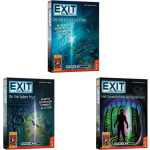 999Games Spellenbundel - 3 Stuks - Exit - De Verlaten Hut & De Verzonken Schat & Het Verschrikkelijke Spookhuis