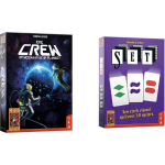 999Games Spellenbundel - Kaartspellen - 2 Stuks - De Crew & Set!