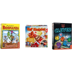 999Games Spellenbundel - Kaartspellen - 3 Stuks - Boonanza & Clever & Stef Stuntpiloot