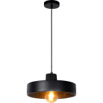 Ophelia Hanglamp--ø35-1xe27-40w-beton - Zwart