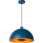 Siemon Hanglamp--ø40-1xe27-40w-staal - Blauw