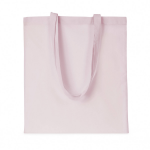 Bellatio Design Basic Katoenen Schoudertasje In Het Licht 38 X 42 Cm - Schoudertas - Roze