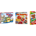 Hasbro Spellenbundel - Bordspel - 3 Stuks - Wie Is Het? & Skip-bo & Stef Stuntpiloot