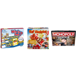 Hasbro Spellenbundel - Bordspel - 3 Stuks - Wie Is Het? & Monopoly Valsspelereditie & Stef Stuntpiloot