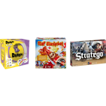 Hasbro Spellenbundel - Bordspellen - 3 Stuks - Dobble Classic & Stratego & Stef Stuntpiloot