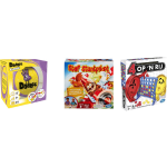 Hasbro Spellenbundel - Bordspellen - 3 Stuks - Dobble Classic & Vier Op 'N Rij & Stef Stuntpiloot