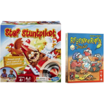 Spellenset - Bordspel - Stef Stuntpiloot & Regenwormen Junior