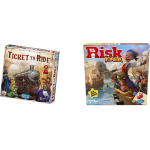 Hasbro Spellenset - Bordspel - 2 Stuks - Ticket To Ride Usa (Basisspel) & Risk Junior