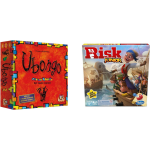 Hasbro Spellenset - Bordspel - 2 Stuks - Ubongo & Risk Junior