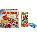 Spellenset - Bordspel - Stef Stuntpiloot & Party & Skip-bo