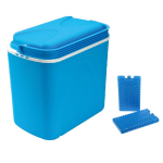 Koelbox 24 Liter 40 X 25 X 37 Cm Incl. 2 Koelelementen - Koelboxen - Blauw