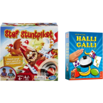 Spellenset - Bordspel - Stef Stuntpiloot & Party & Halli Galli