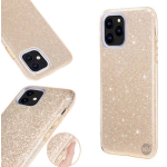 Hem Apple Iphone 12 Mini Glitter Siliconen Gel Tpu / Back Cover / Hoesje Iphone 12 Mini - Goud