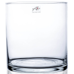 Bloemenvaas/vazen Van Transparant Glas 19 X 20 Cm - Vazen