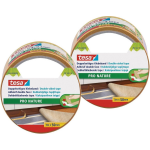 3x Tesa Dubbelzijdig Tapijt Tape Op Rol 5 Meter - Tape (Klussen) - Beige