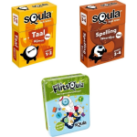 Spellenbundel - Squla - 3 Stuks - Flitsquiz Groep 1 T/m 3 - Taal & Spelling (Groep 1 T/m 4)