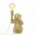 Light & Living Monkey Tafellamp - Goud