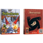 999Games Spellenbundel - Kaartspel - 2 Stuks - Saboteur: Het Duel & De Weerwolven Van Wakkerdam