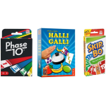 999Games Spellenbundel - 3 Stuks - Phase 10 & Halli Galli & Skip-bo