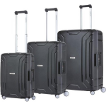 Carry On Carryon Steward Tsa Kofferset - 3 Delige Trolleyset - Met Vaste Sloten - - Zwart