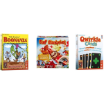 999Games Spellenbundel - Kaartspellen - 3 Stuks - Boonanza & Qwirkle Kaartspel & Stef Stuntpiloot