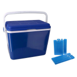 Koelbox 2-in-1 Donker 42 Liter 35 X 55 X 39 Cm Incl. 4 Koelelementen - Koelboxen - Blauw