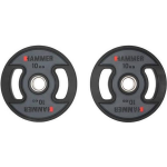 Hammer Fitness Hammer - Pu - Olympische Halterschijven - Per Paar - 2x 10 Kg