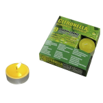 Set Van 9x Stuks Anti Muggen Waxinelichtjes Citronella - Geurkaarsen - Geel