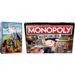 Spellenbundel - Bordspel - 2 Stuks - Carcassonne & Monopoly Valsspelerseditie