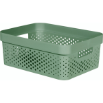 Curver Infinity Dots Opbergbox - 11l 100% Recycled - Groen