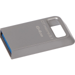 Kingston 64GB DTMicro USB 3.1/3.0 Type-A metal ultra-compact flash drive