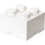 Lego Brick 4 Opbergbox - - Blanco