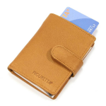 Figuretta Leren Rfid Card Protector Creditcardhouder Nappa Cognac - Bruin