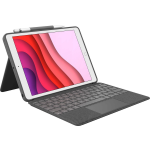 Logitech Combo Touch Apple iPad (2021/2020) Toetsenbord Hoes QWERTY - Grijs